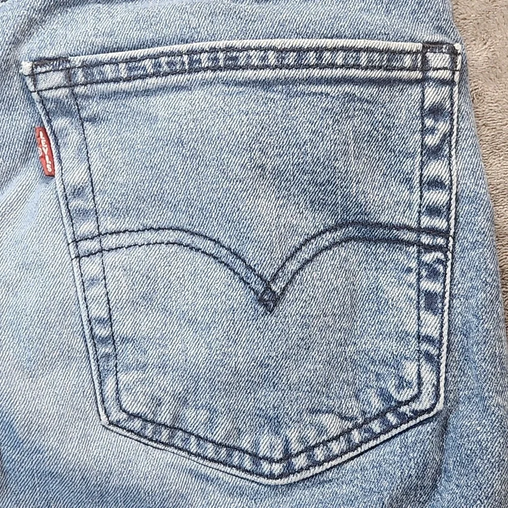 Levis Jeans 502 Mens 30x30 Blue Premium Tapered Denim Medium Wash
